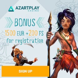 AzartPlay Casino Review 1500 EUR bonus and 200 FS exclusive